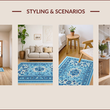 Light Blue Vintage Boho(Blue)
