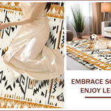 Creamy Rustic Abstract Motif(Beige)