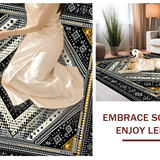 Artful Black and White Tiled Aesthetic(Black)