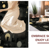 Charming Black and White Design(Black)