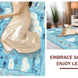 Vintage Whimsical Airplane Fantasy(Blue)