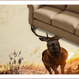 Deer Hide Patterned for Cozy Spaces(Beige)