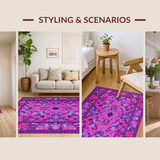 Trendy Retro Flower Power Design(Pink)