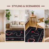 Elegant Serpent Motif Aesthetic(Black)