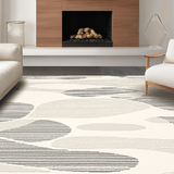 Modern Whimsical Wave Motif(Beige)