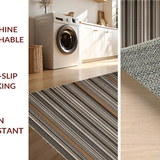 Artful Mocha Clay Geometric Motif(Brown)