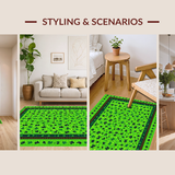 Elegant Shamrock Patterned Accent(Green)