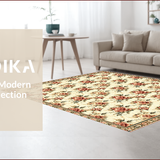 Vintage Distressed Floral(Beige)