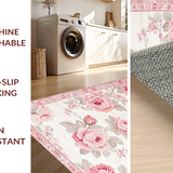 Elegant Country Rose Motif(White)