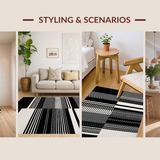 Contemporary Bold Linear Design(Black)