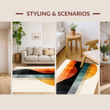 Artistic Abstract Circular Motif(Orange)