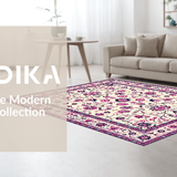 Vibrant Pastel Floral Embellishments(Beige)