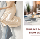 Minimalist Gray and White Stripes(Gray)