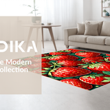 Vibrant Retro Strawberry Motif(Red)