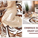 Multicolor Wildlife Area Mat(Brown)