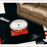 Music Themed Half Circle Kitchen Absorbent(Black)