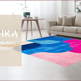 Whimsical Colorful Geometric Fusion(Blue)