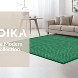 Elegant Checker Motif in Green(Green)