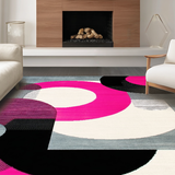 Bold Retro Circular Geometry Palette(Pink)