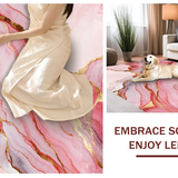 Stylish Liquid Marble Aesthetic(Pink)