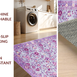 Charming Purple Floral Elegance(Purple)