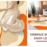 Artful Multicolor Geometric Expression(Orange)