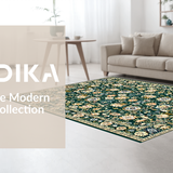 Tranquil Vintage Symmetrical Motif(Green)