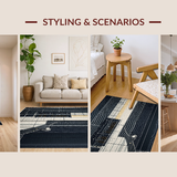 Minimalist Monochrome Guitar Illustration(Black)