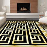 Stylish Traditional Trellis Motif(Gold)