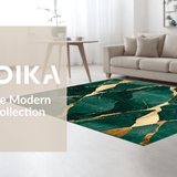 Modern Abstract Patterned Elegance(Green)