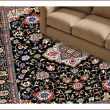 Luxurious Black Floral Emblem(Black)