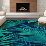 Coastal Vibrant Leafy Design(Blue)