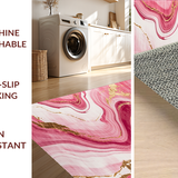 Elegant Pink Abstract Motif(Pink)
