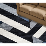 Chic Abstract Monochrome Motif(Blue)