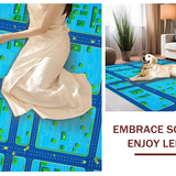 Lively Townscape Imaginative Surface(Blue)