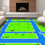 Engaging Educational City Layout Mat(Green)