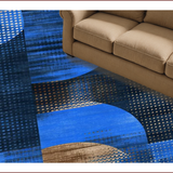 Contemporary Multi Tonal Geometric Style(Blue)