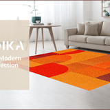Abstract Geometric Minimalist Area(Orange)