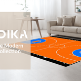 Modern Geometric Sports Art(Blue)