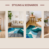 Contemporary Minimalist Geometric Aesthetic(Blue)