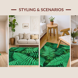 Charming Vibrant Floral Motif(Green)