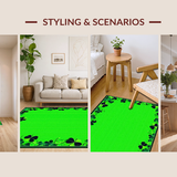 Bold Geometric Shamrock Aesthetics(Green)