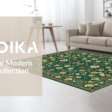 Artful Gray and Gold Fusion(Green)