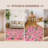 Modern Tropical Greenery Design(Pink)