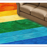 Modern Geometric Neutral Jute(Red)