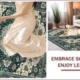 Rustic Textured Oriental Design Flair(White)