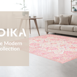 Chic Light Pink Floral Accents(Pink)