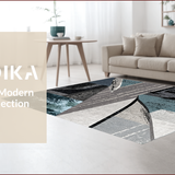 Artistic Circle Design Home Office Area(Gray)