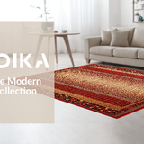 Rustic Earth Tones Textured Appeal(Red)