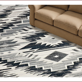 Tribal Gray Abstract Arrangement(Black)